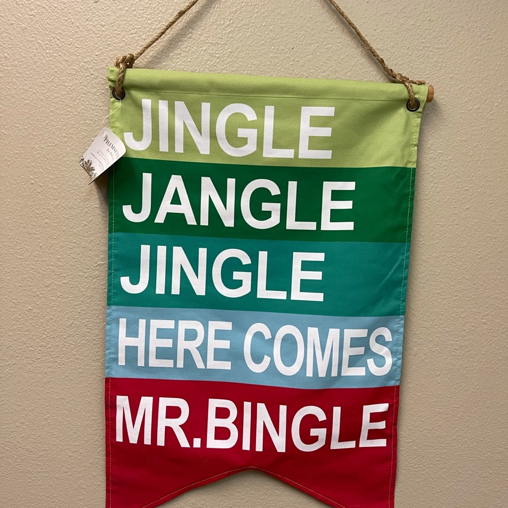NWT Mr. Bingle wall or door hanger.  Purchased new from Dillards.